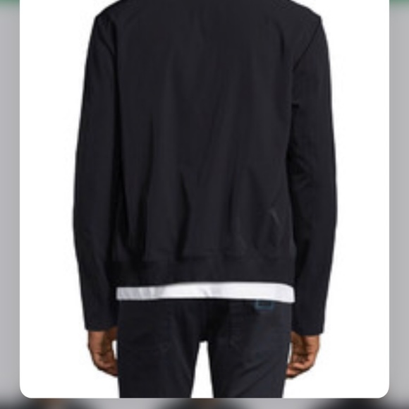 Medium Blue Croc Armani Collezioni Leather Jacket - Picture 3 of 12